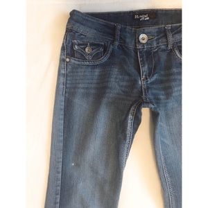 Rewind Dark  Boot Cut Jeans, Size 5